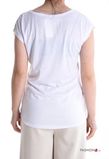 T-shirt maniche corte girocollo Fantasia animali - ph 2