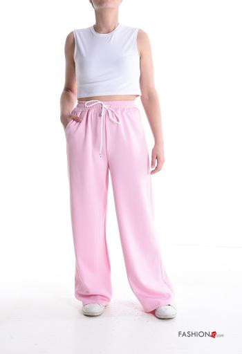 Pantalone sportivo lungo con tasche con elastico - ph 5