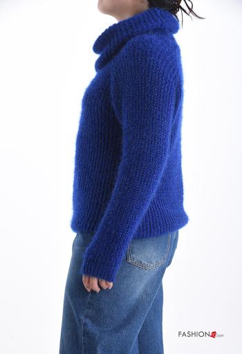 Maglione costine maniche lunghe a collo alto - ph 3