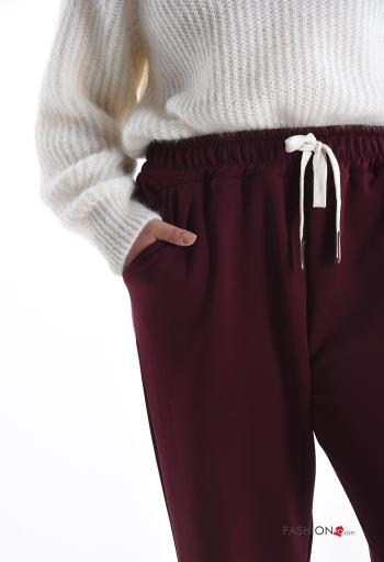 Trousers with pockets with elastic - ph 4