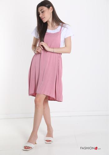 Sleeveless Dress with T-shirt