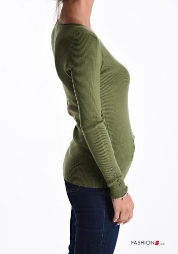 Maglione in Cotone scollo a V - ph 3