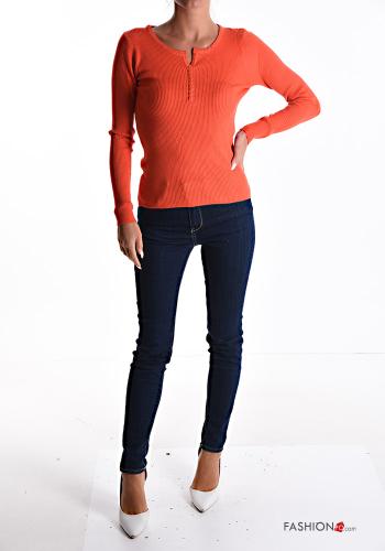 Cotton Sweater with buttons - ph 5