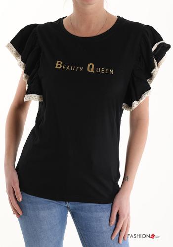 Lettering print Cotton T-shirt