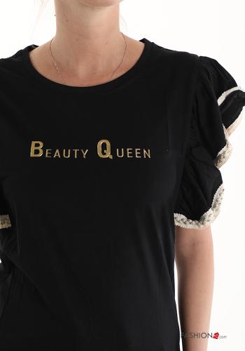 Lettering print Cotton T-shirt - ph 4