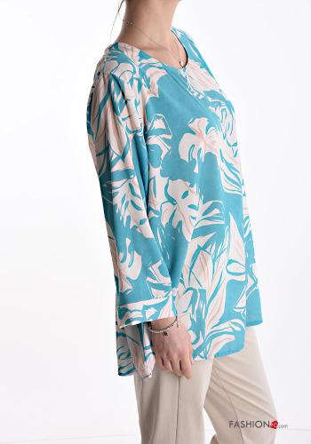 Blumenmuster Bluse - ph 3