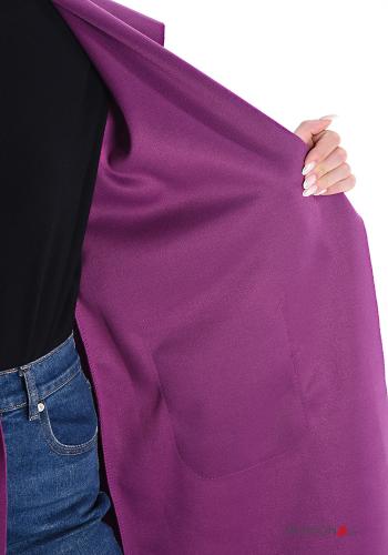 Casaco comprido com bolsos com capuz sem forro - ph 5