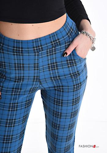 Pantalones skinny Estampado tartán con elástico - ph 4