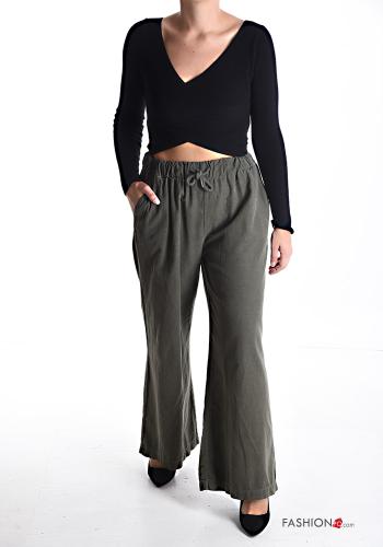 Pantalon en Coton avec poches avec coulisse - ph 5