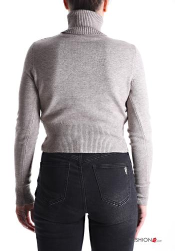 lange ärmel kurz Rollkragenpullover - ph 2