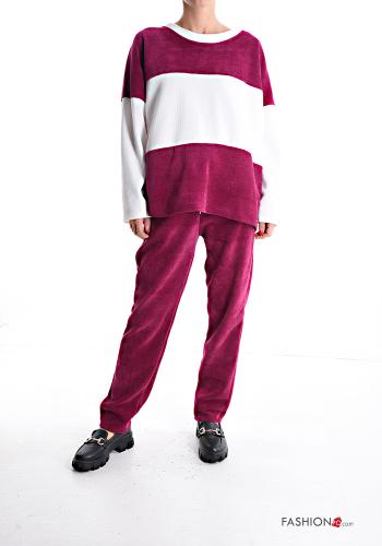 long sleeve crew neck Co-ord with pockets