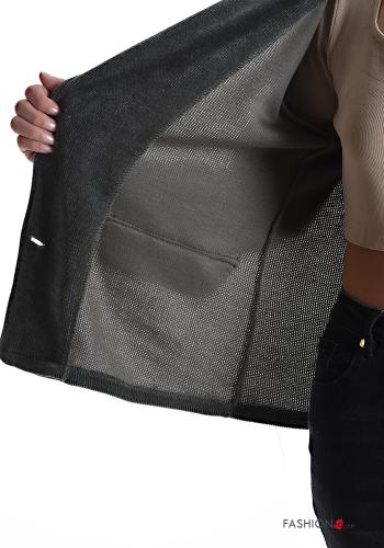lange ärmel Jacke mit Knöpfen ohne Futter - ph 6