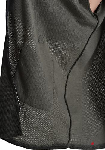 Felpa lungo con zip con tasche con cappuccio - ph 5