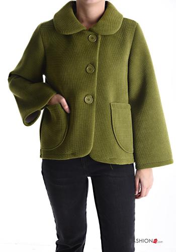 Cappotto con colletto senza fodera con bottoni con tasche - ph 1