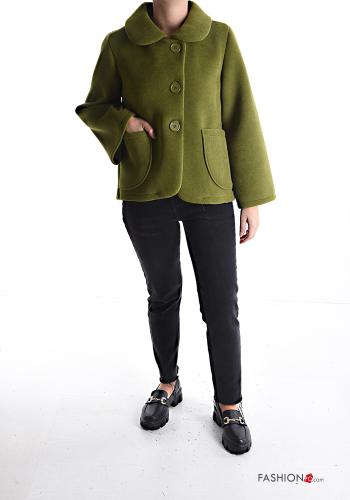 Cappotto con colletto senza fodera con bottoni con tasche - ph 5