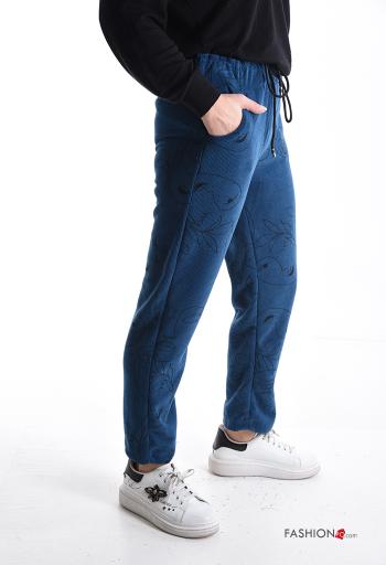 Pantalone Fantasia artistica con tasche con coulisse - ph 3