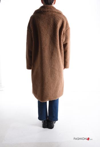 Teddy Bear Coat with buttons with lining with pockets - ph 2