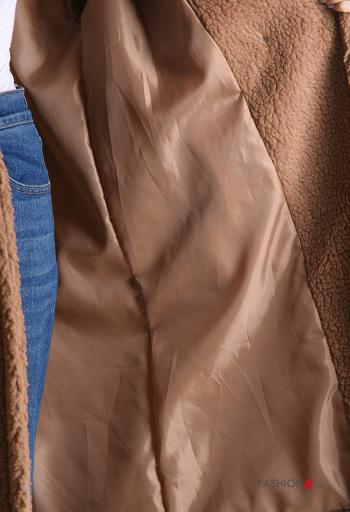 Teddy Bear Coat with buttons with lining with pockets - ph 5