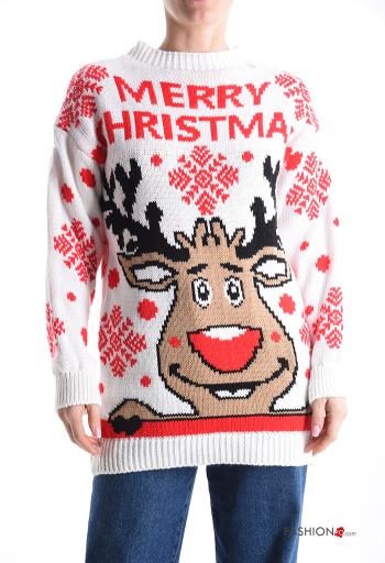 Christmas long sleeve crew neck Sweater