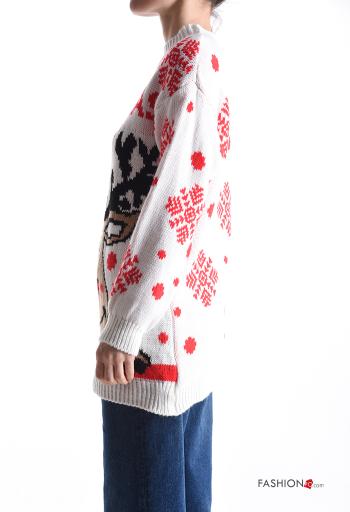Christmas long sleeve crew neck Sweater - ph 3