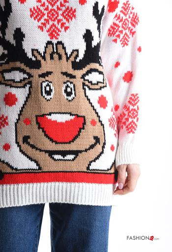 Christmas long sleeve crew neck Sweater - ph 4