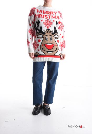 Christmas long sleeve crew neck Sweater - ph 5