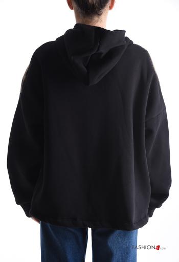 Patterned long sleeve Cotton Jacket with zip with hood - ph 2