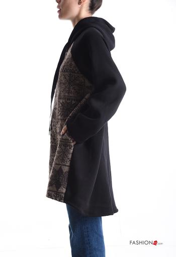 Cotton Jacket with zip without lining with hood - ph 3
