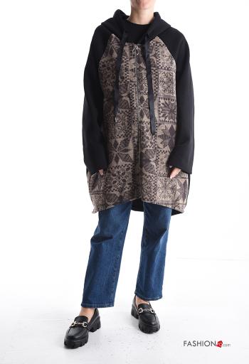 Cotton Jacket with zip without lining with hood - ph 5