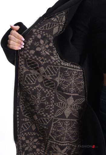 Cotton Jacket with zip without lining with hood - ph 6