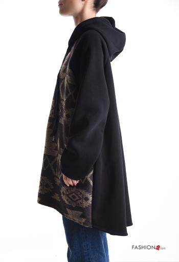 Cotton Jacket with zip with hood - ph 3