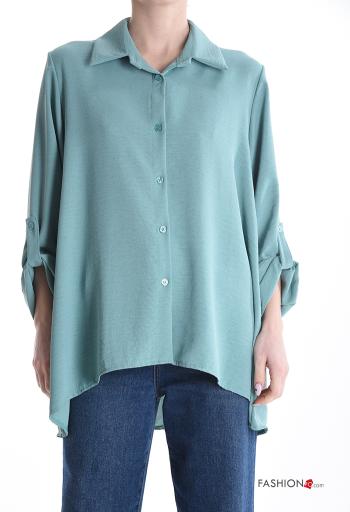 Camicia maniche lunghe con colletto con bottoni
