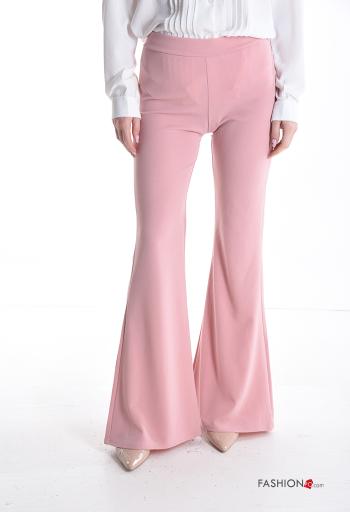 flared Trousers with elastic