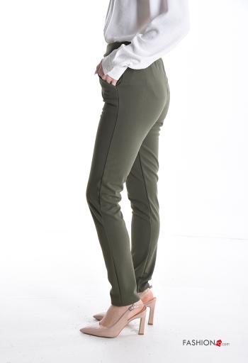 skinny Trousers with pockets with elastic - ph 3
