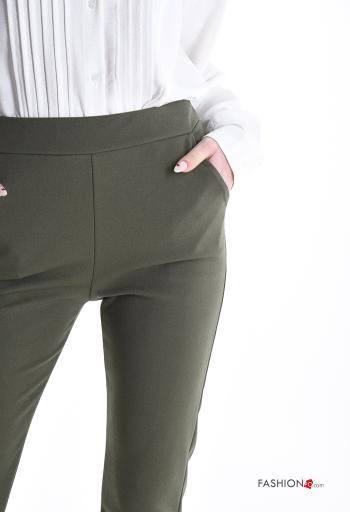 skinny Trousers with pockets with elastic - ph 4