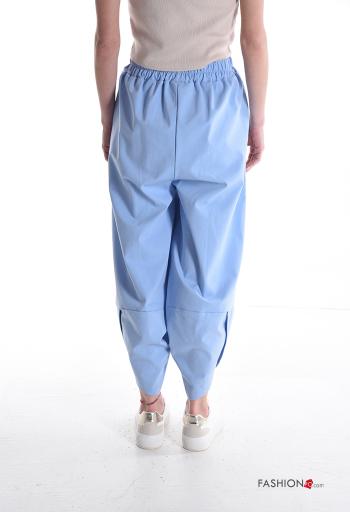Pantalone in Cotone con tasche con elastico - ph 2