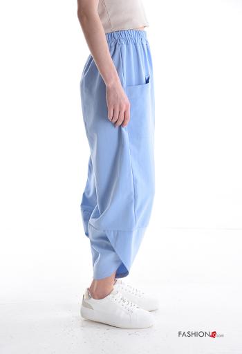 Pantalone in Cotone con tasche con elastico - ph 3