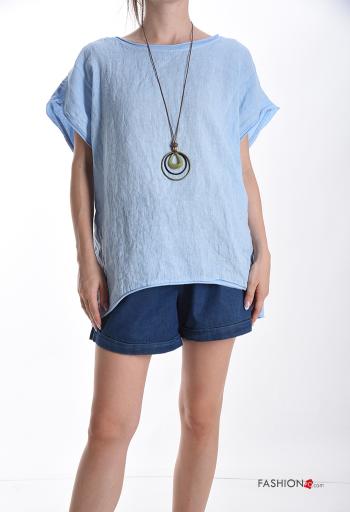 T-shirt em Linho
