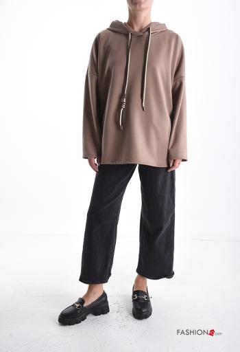 lange ärmel Sweatshirt mit Kapuze - ph 5