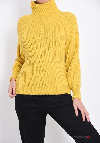 Maglione a collo alto