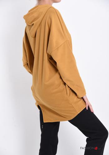 Sweatshirt with pockets with hood with zip - ph 3