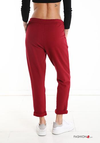 Pantalone sportivo in Cotone con tasche con fiocco - ph 2