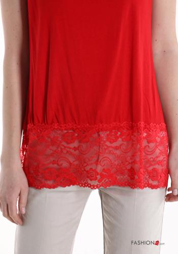 lace trim Tank-Top - ph 4