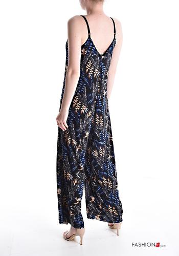 Jumpsuit senza maniche Fantasia con foglie - ph 2