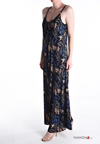 Jumpsuit senza maniche Fantasia con foglie - ph 3