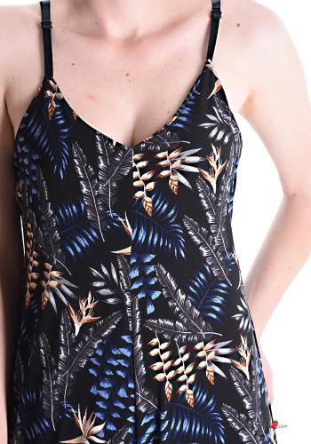 Jumpsuit senza maniche Fantasia con foglie - ph 4