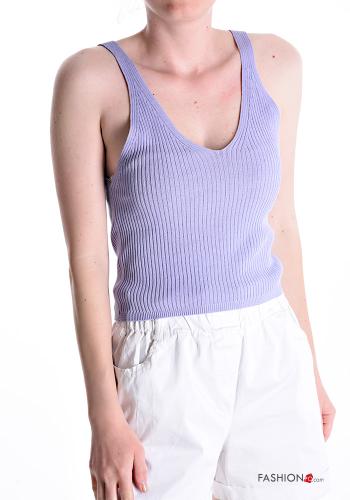 Top with v-neck