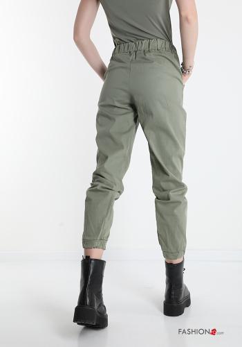 Pantalone in Cotone  con tasche - ph 2