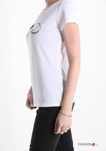 T-shirt in Cotone Fantasia stampata - ph 3