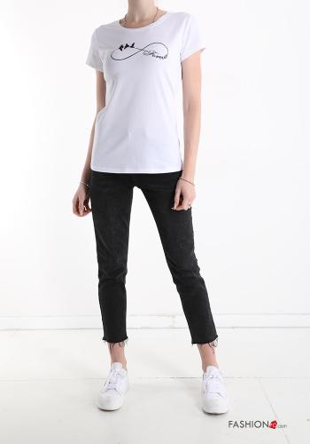 T-shirt in Cotone Fantasia stampata - ph 5